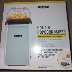 Bella hot air popcorn maker teal
